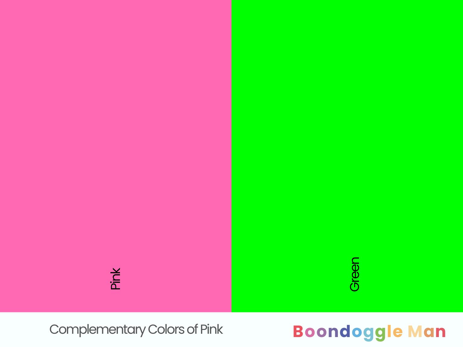 Complementary Colors of Pink