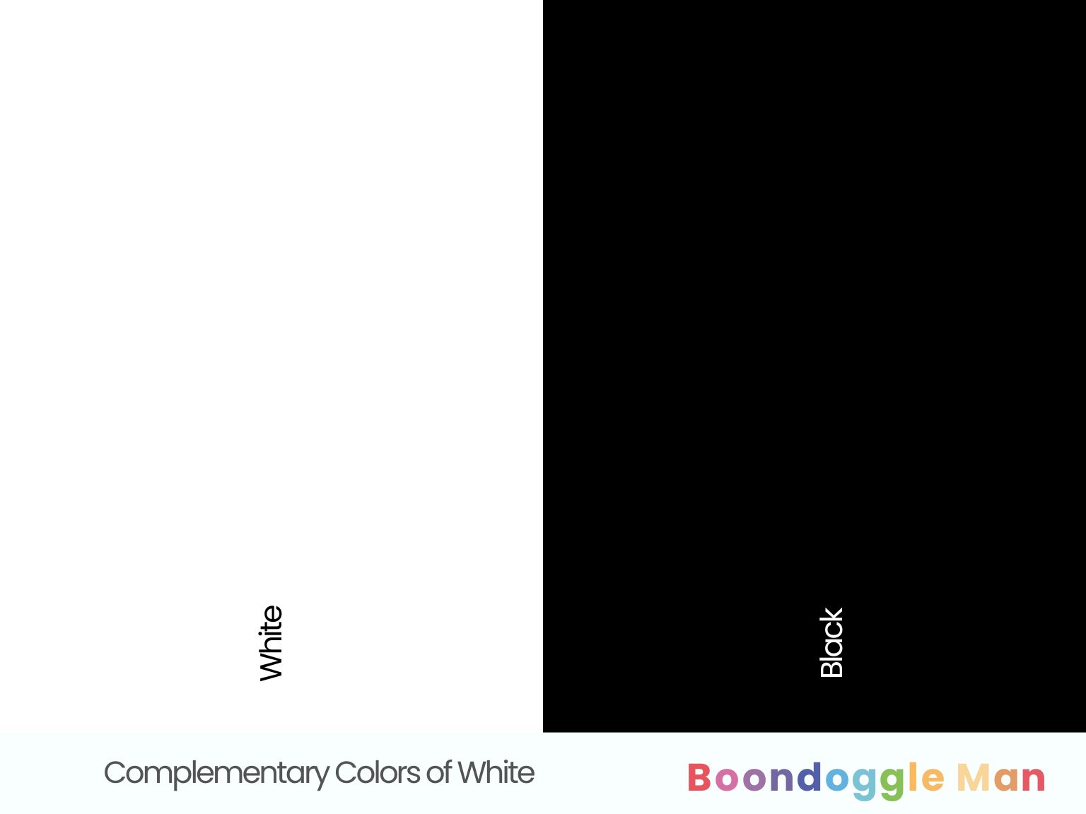 Complementary Colors of White