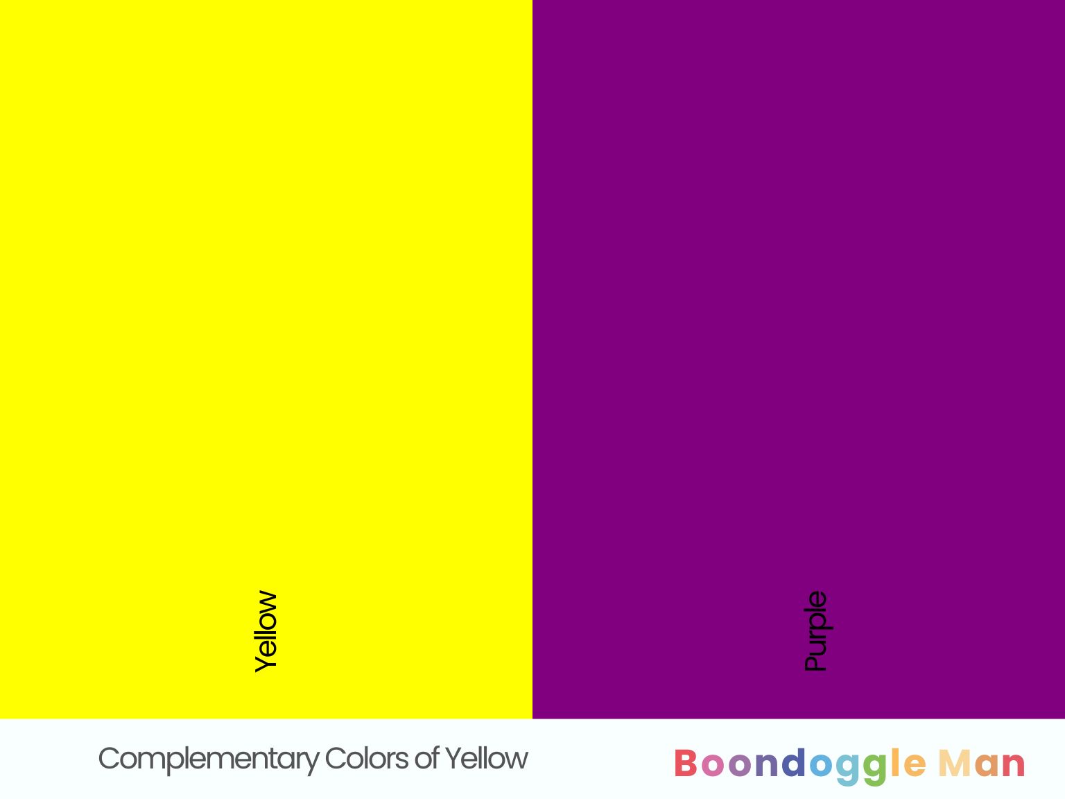 Complementary Colors of Yellow