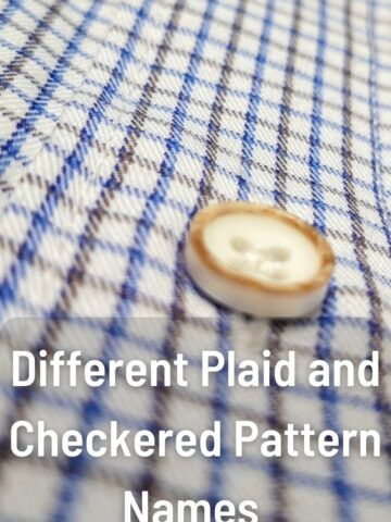 Different Plaid and Checkered Pattern Names