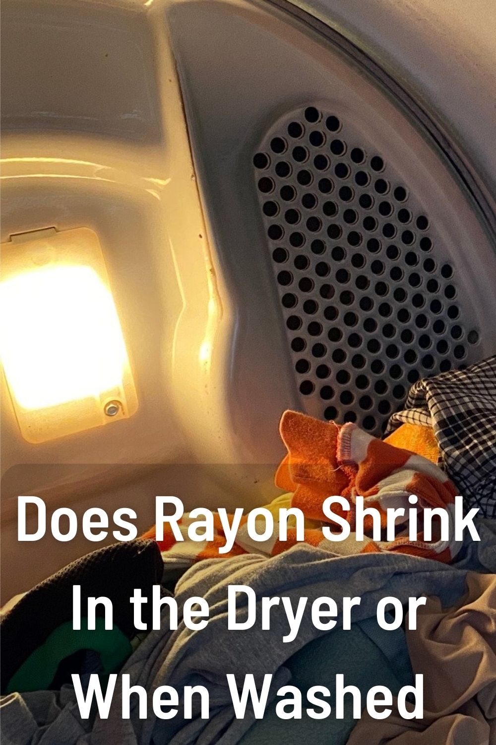Does Rayon Shrink In the Dryer or When Washed