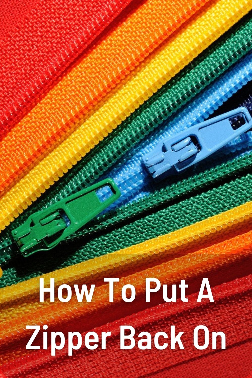 How To Put A Zipper Back On