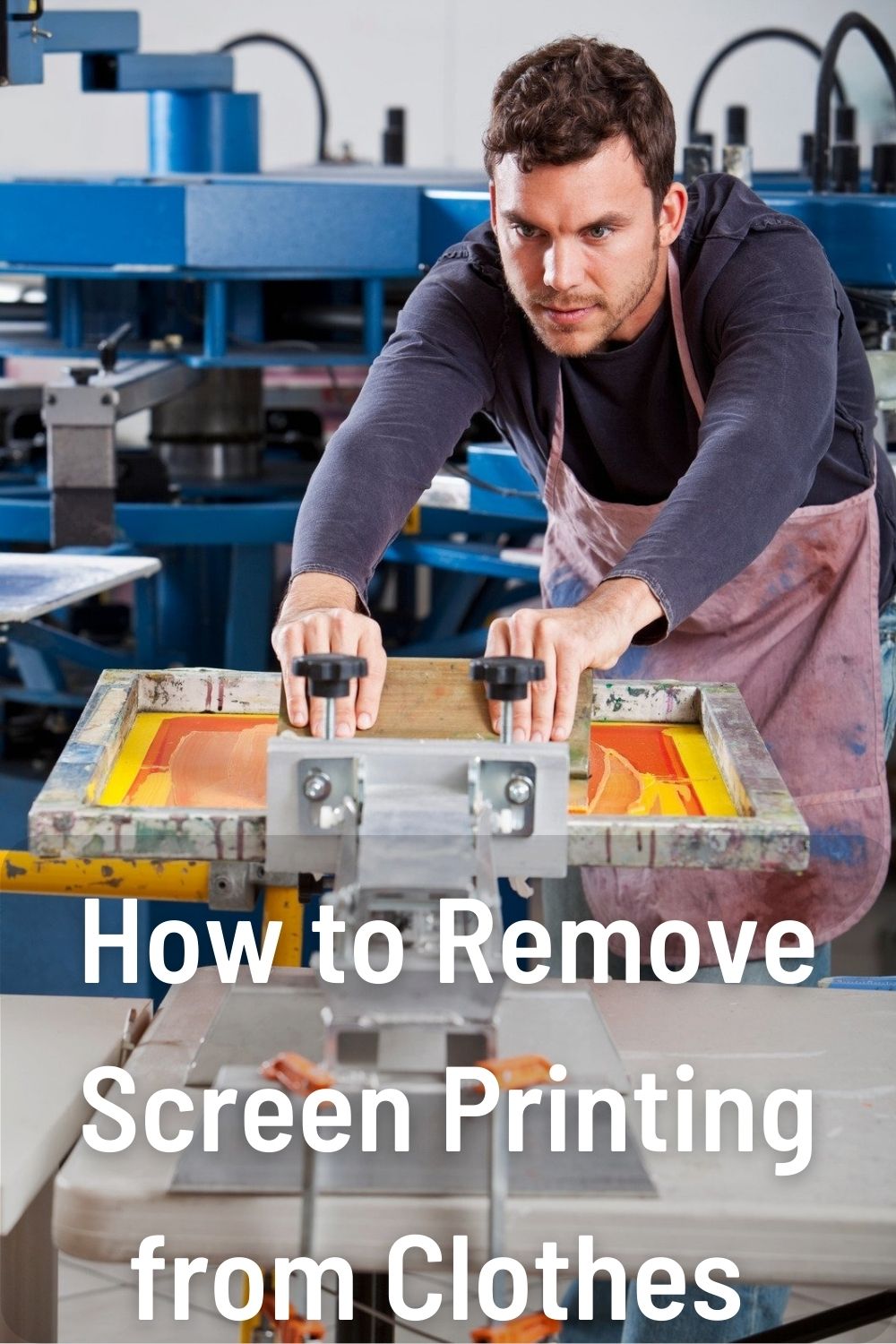 How to Remove Screen Printing from Clothes 