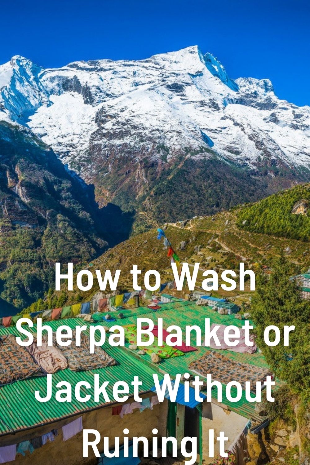 How to Wash Sherpa Blanket or Jacket Without Ruining It