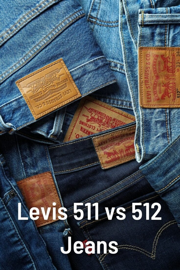 Levis 511 vs 512 Jeans: Differences Between Them