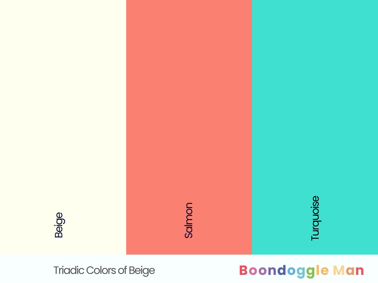 Triadic Colors of Beige