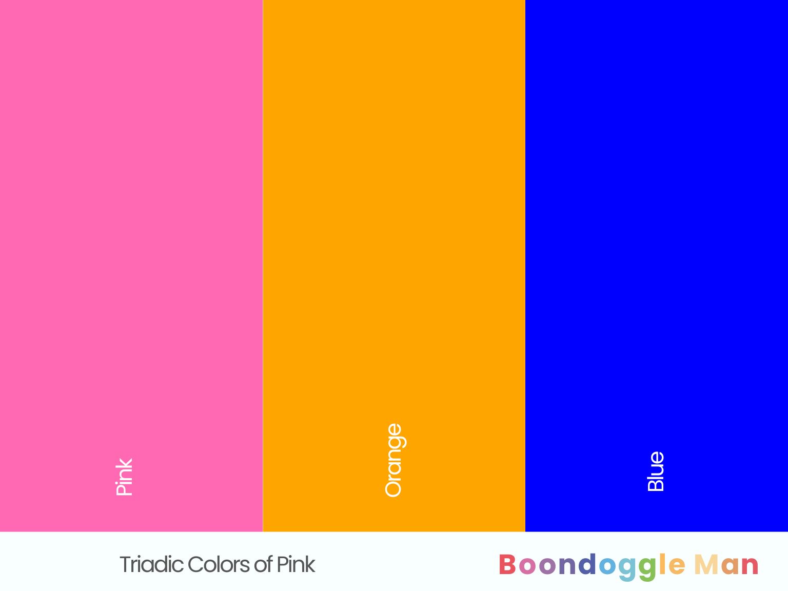Triadic Colors of Pink