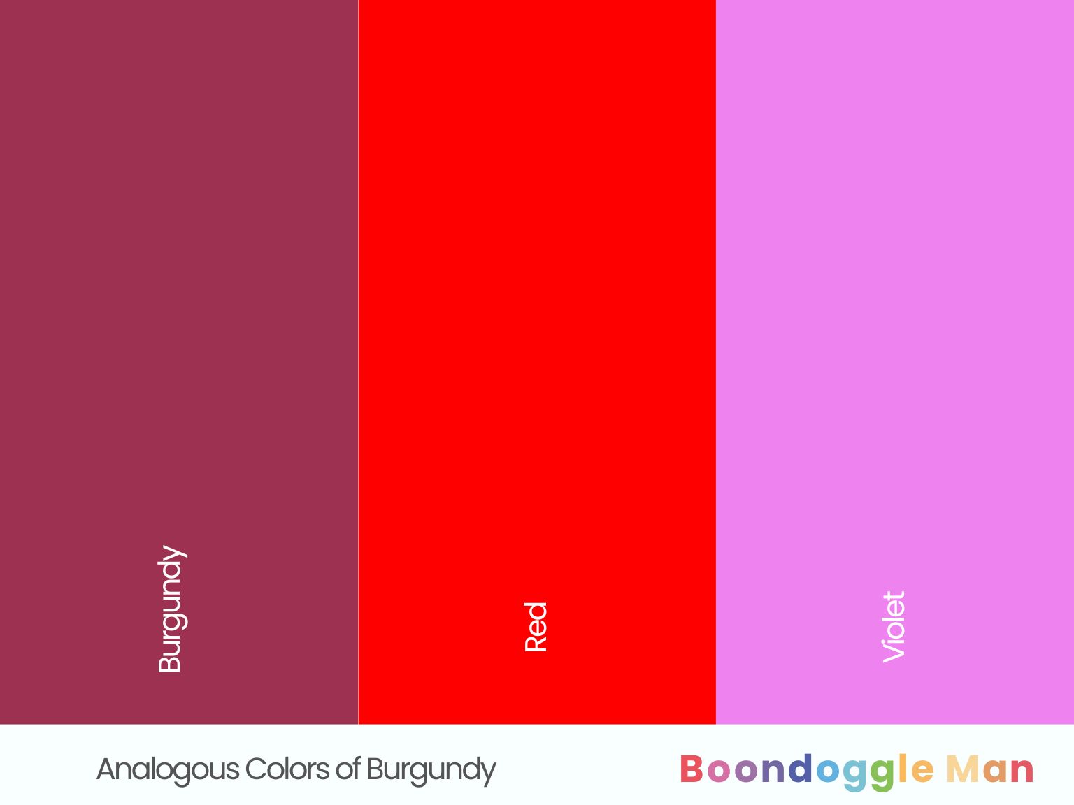 Analogous Colors of Burgundy