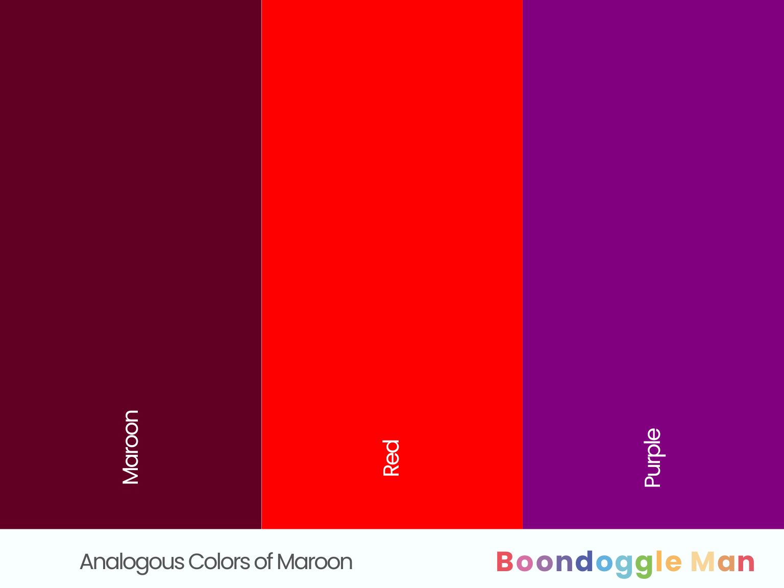 Analogous Colors of Maroon