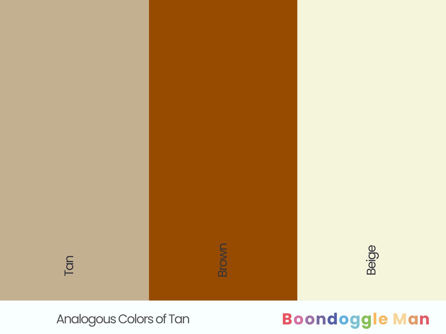Analogous Colors of Tan