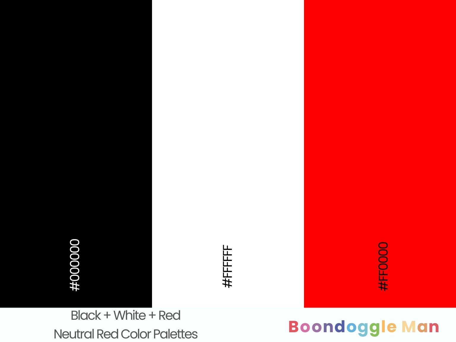 Black + White + Red