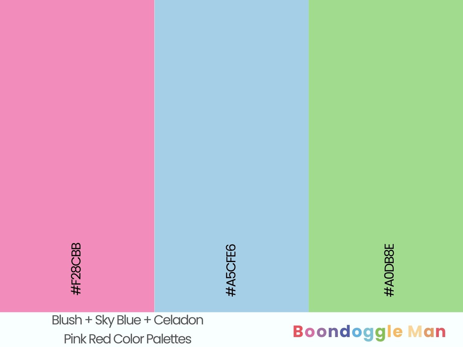 Blush + Sky Blue + Celadon