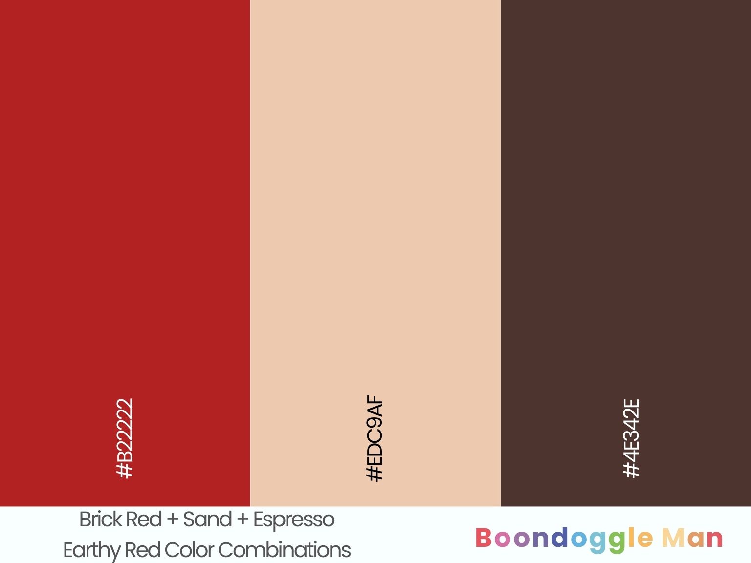 Brick Red + Sand + Espresso