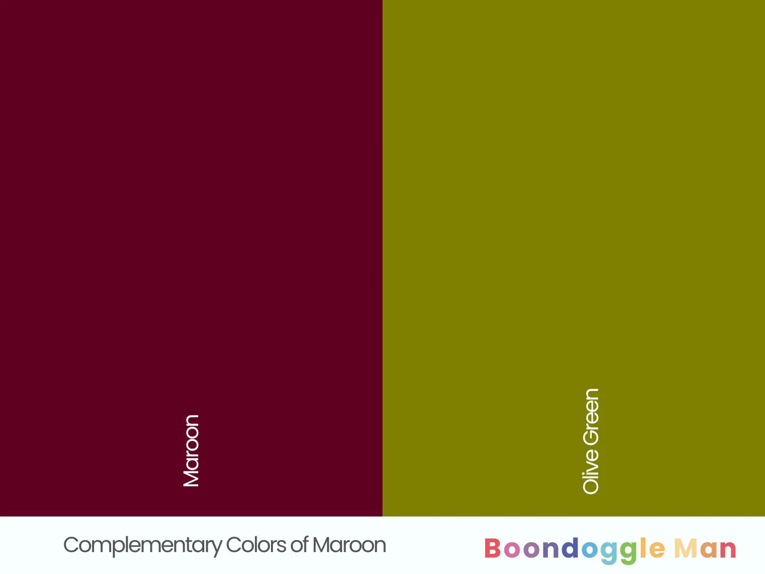 Complementary Colors of Maroon
