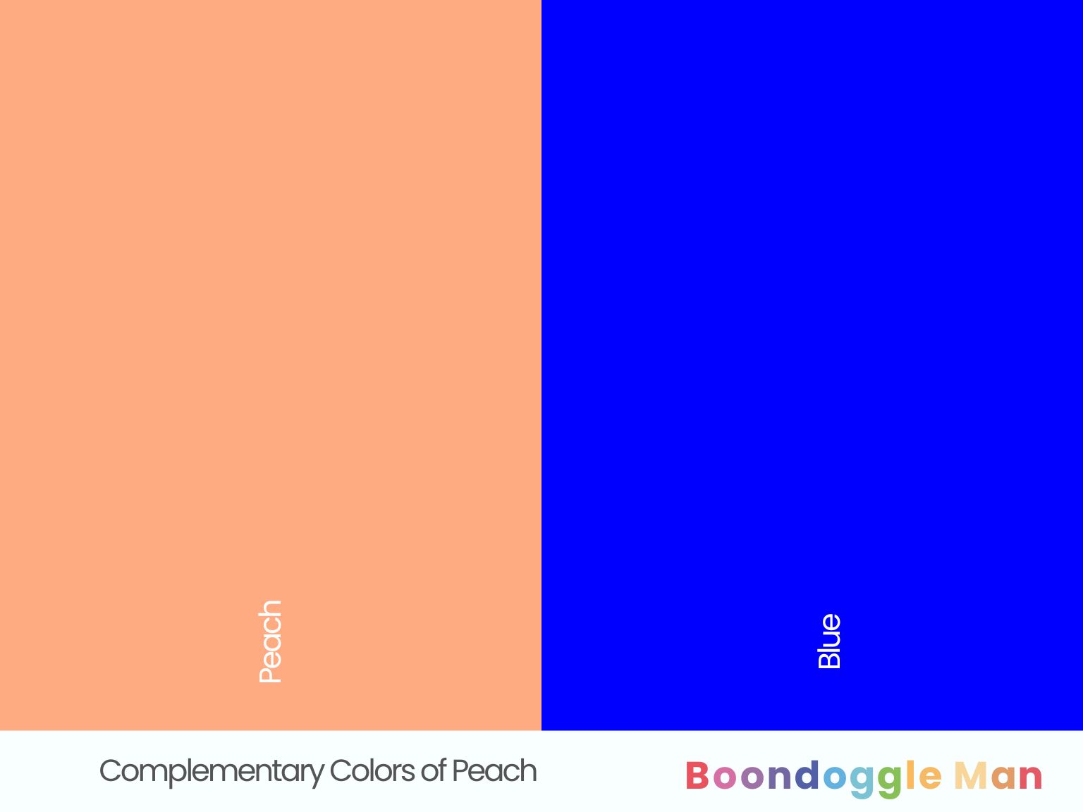 Complementary Colors of Peach