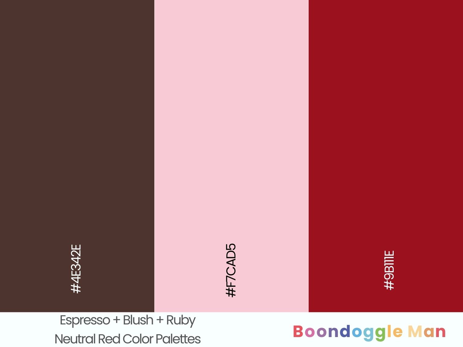 Espresso + Blush + Ruby