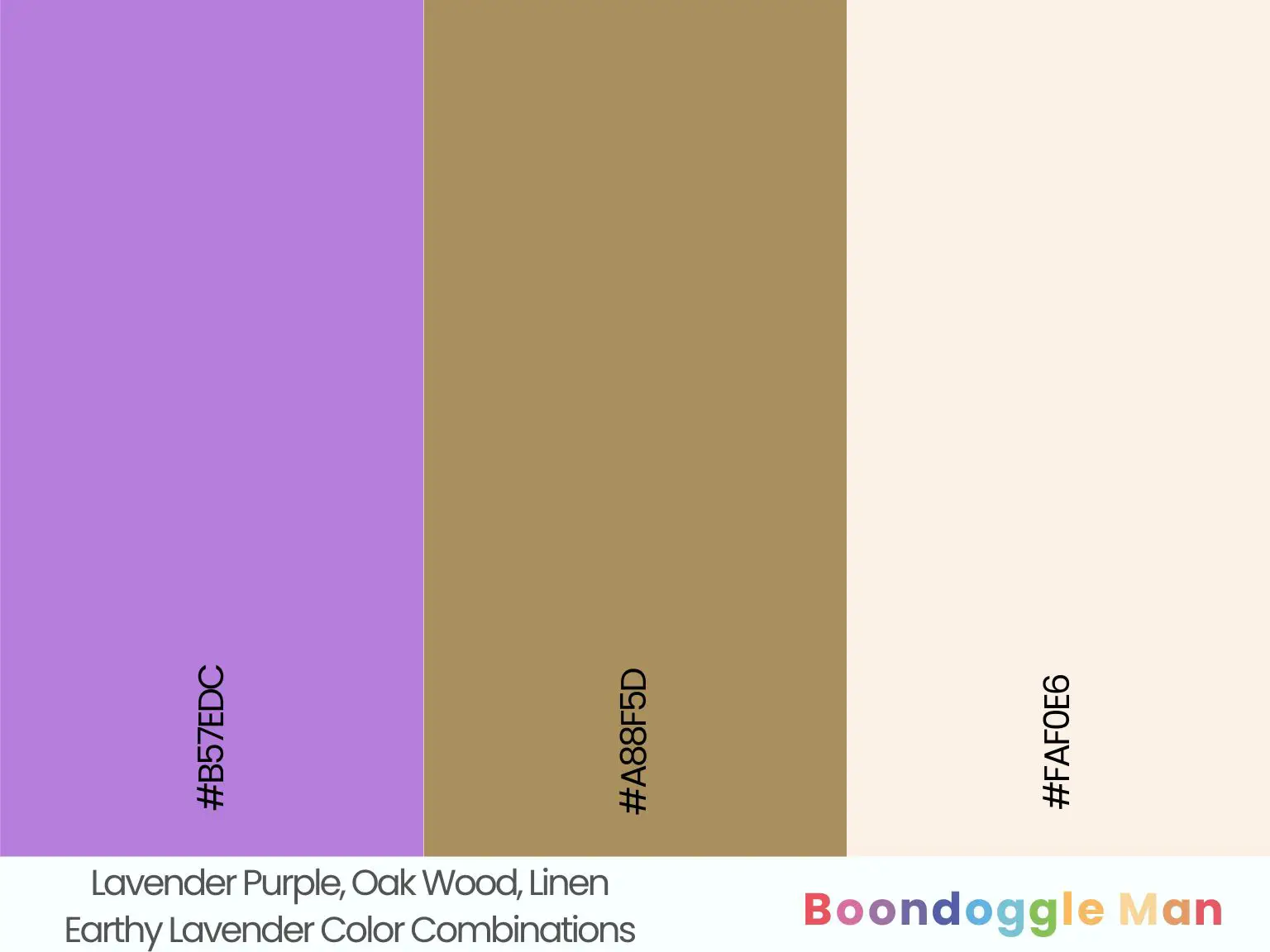 Lavender Purple, Oak Wood, Linen