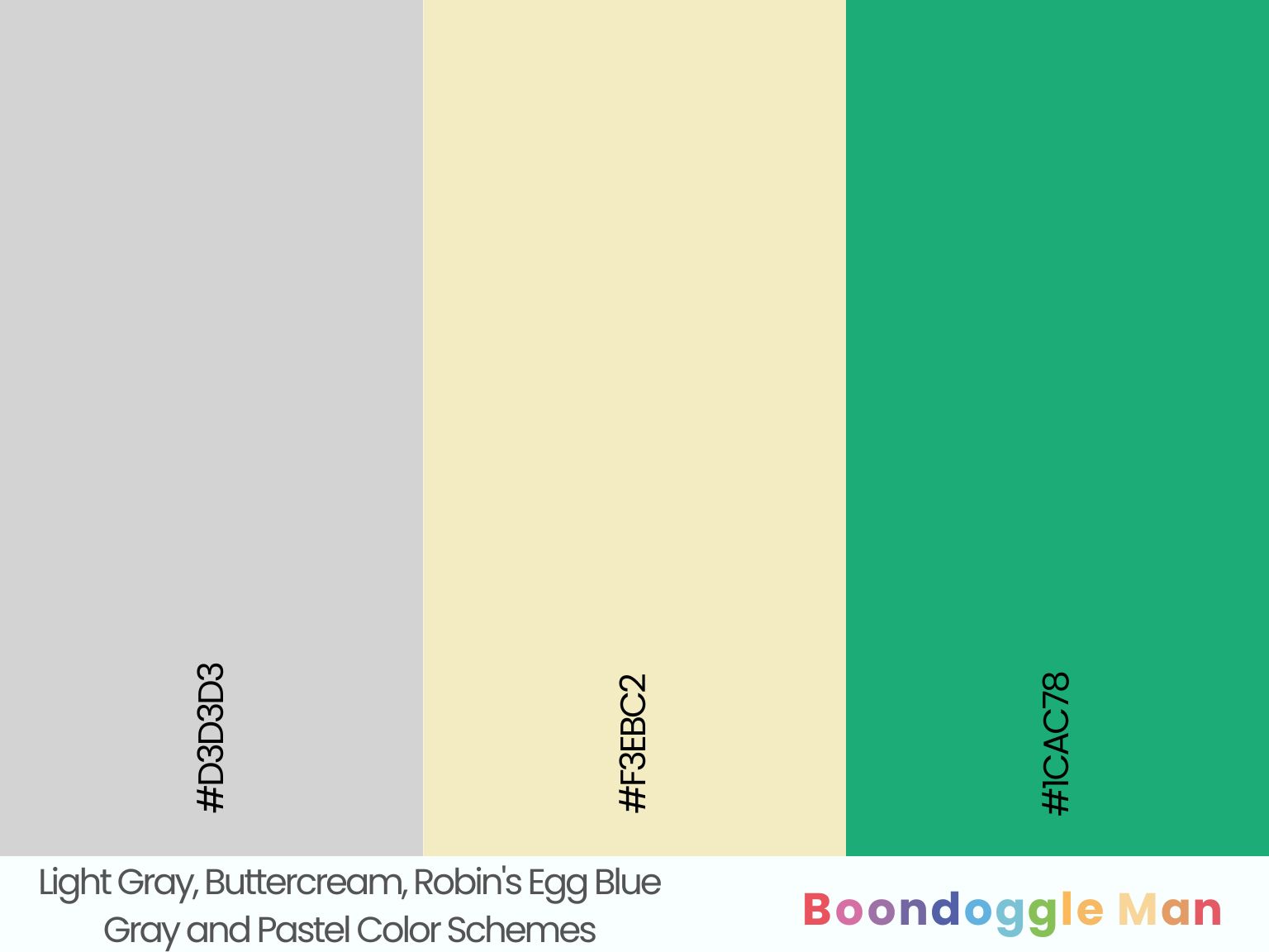 Light Gray, Buttercream, Robin's Egg Blue