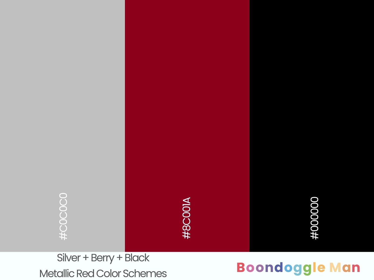 Silver + Berry + Black